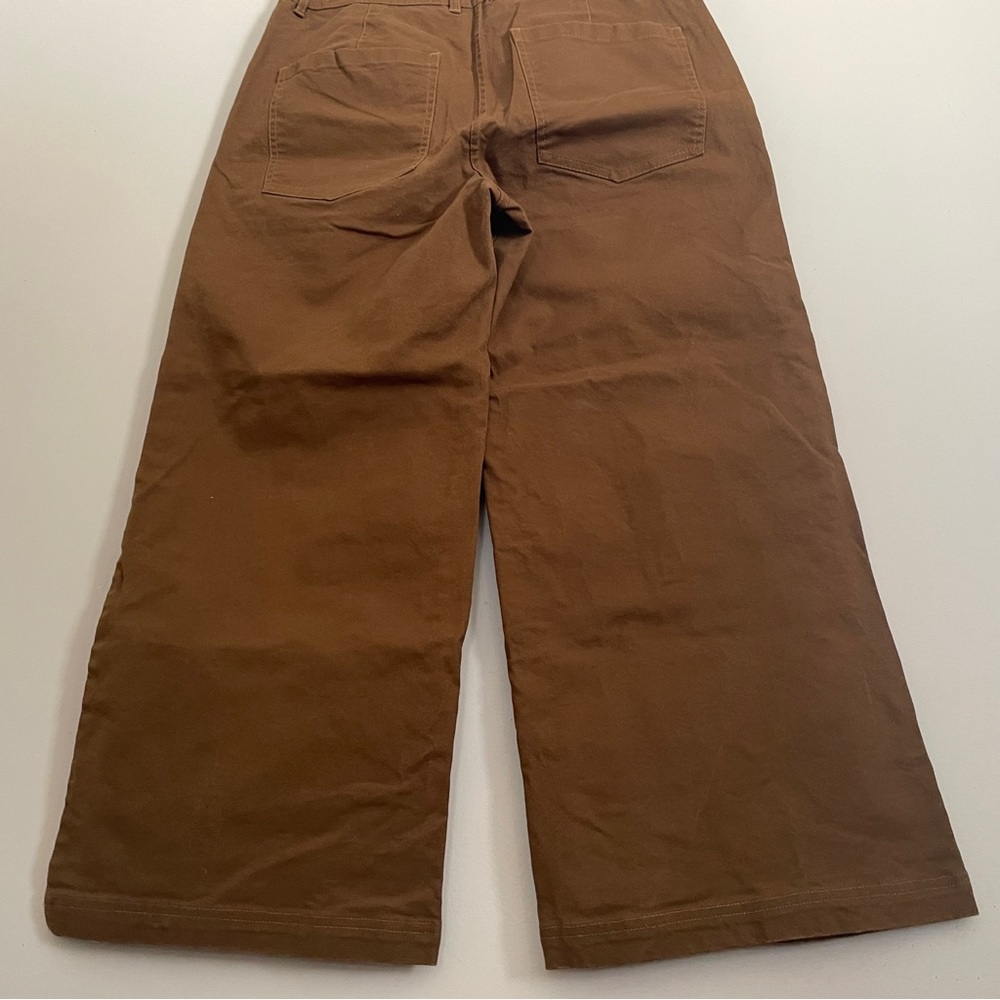 Elegant Wide Leg Tan Pants - Picture 5 of 11